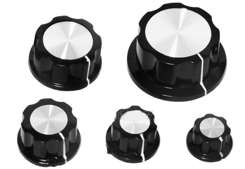 5PCS Knobs for potentiometer MF-A01/A02/A03/A04/A05 cap 6MM hole 20*12 23*13 28*15 33*16 45*20mm knob potentiometers ► Photo 1/1