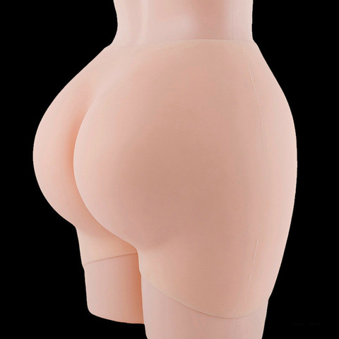 Top Sale 4500g Silicone Underwear Padded Buttocks Hips Enhancer Body Shaper Pants M Fake Butt Latex Control Panties Handmade New ► Photo 1/6