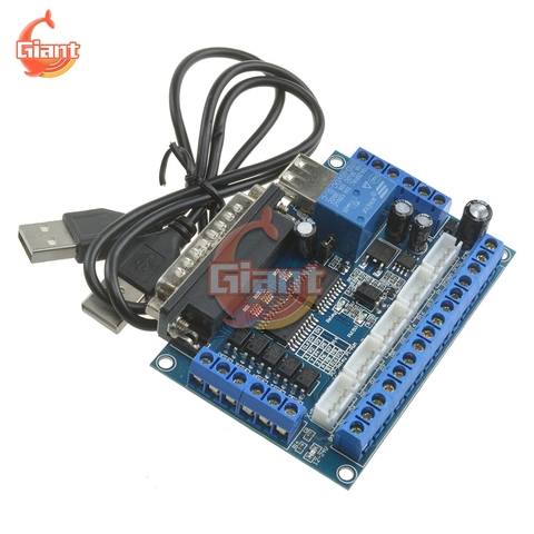 MACH3 5 Axis CNC Breakout Board with USB Cable for Stepper Motor Driver Module Engraving Machine Board 12V Parallel Port Control ► Photo 1/6