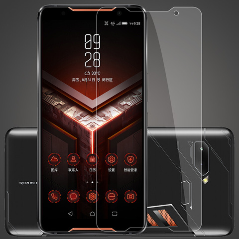 100% Full Cover For Asus ROG Phone 2 ZS660KL Tempered Glass For Asus ROG Phone2 ZS660KL II HD Screen Protector Clear Film ► Photo 1/6