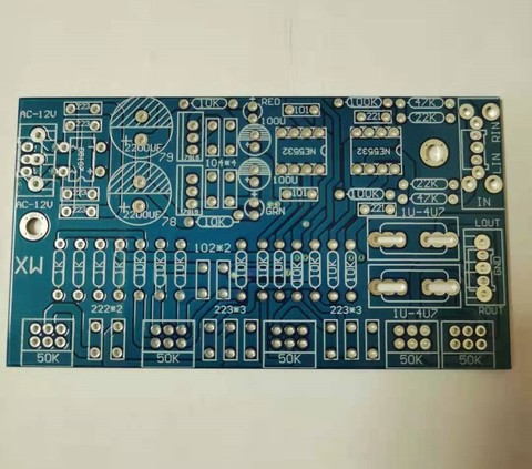 Fannyda NE5532 HIFI preamplifier board tone board PCB empty board ► Photo 1/1
