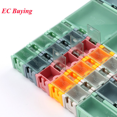 Mini Storage Box SMD SMT IC Electronic Component Container Box Case Diy Practical for Small Component Jewelry Tool Box Bead Pill ► Photo 1/5