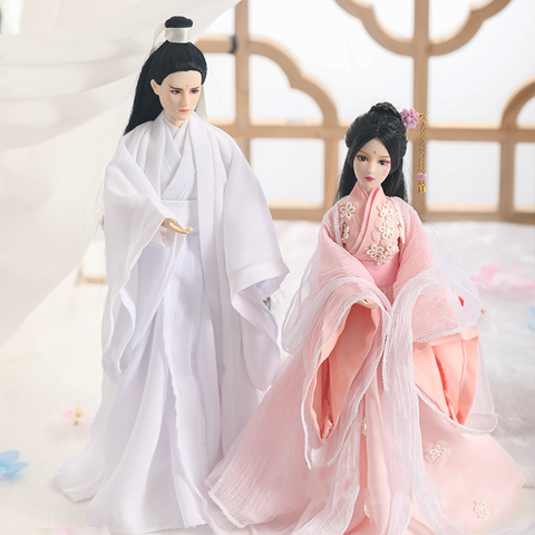 OB27 Barbi 1/6 Scale Figure Doll 1/4 1/3 BJD Clothes Accessories Ancient Costum Hanfu suit For BJD/SD Girl or Boy Uncle A0775 ► Photo 1/1