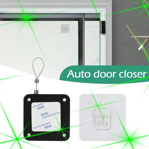 Household Door Closer Punch-Free Automatic Sensor Door Closer Universal Door Closer Automatic Organizer Sliding Door Closer ► Photo 1/6