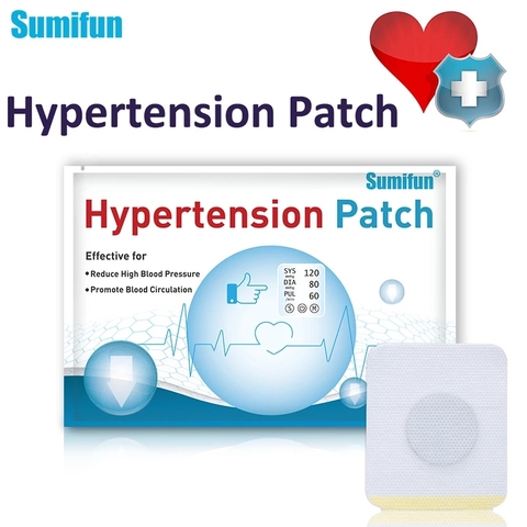 6/24pcs Hypertension Patch Herbal Reduce High Blood Pressure Clean Blood Vessel Plaster  Hypertension Care Products Health Care ► Photo 1/6