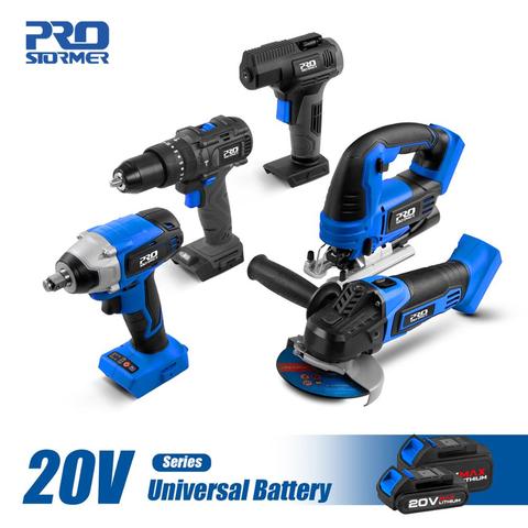 20V Brushless Drill /Angle Grinder/ Burshless Impact Wrench/Air Inflator/LED Work Light/Jig Saw Series Bare Power tools ► Photo 1/6