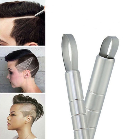 Hot Hairstyle Engraved Pen+10Pcs Blades Professional Hair Trimmers Hair Styling Eyebrows Shaving Salon DIY Hairstyle Accessory ► Photo 1/5