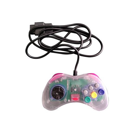 Wired Transparent shell  Game controller for Sega saturn SS ► Photo 1/2