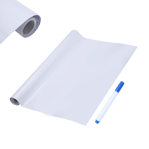 New 45*200cm Magic Whiteboard Sheets Sticker Dry Erasable Paper Plain With Pen Office & School Teaching Supplies ► Photo 1/6