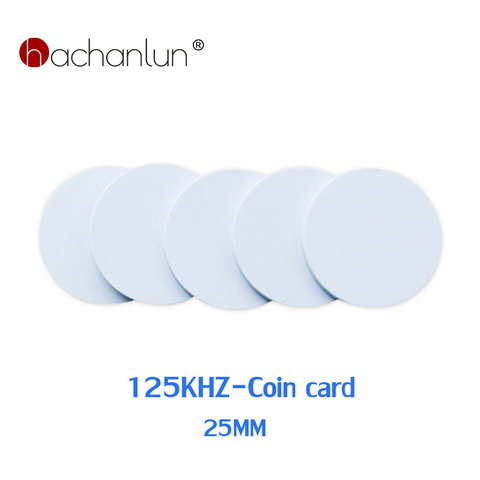 Sticker Coin-Card 125khz RFID EM4305 3M Adhesive Sticker Coin Card Rewritable Copy Clone Card Diameter 25mm 1/5pcs ► Photo 1/5