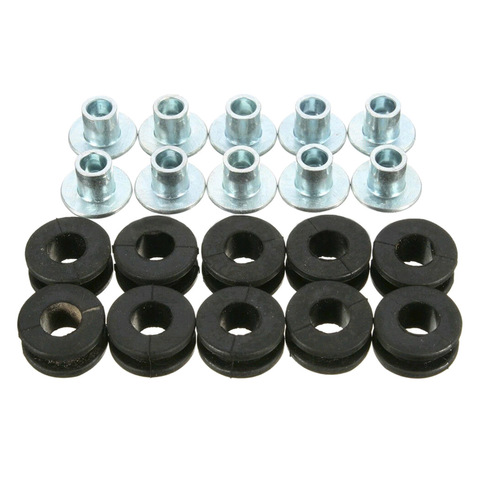 10x Motorcycle Rubber Grommets Kit For Honda Yamaha Suzuki Kawasaki Fairing ► Photo 1/6