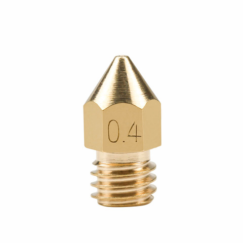 1Pc MK8 Makerbot Brass Copper Nozzle 0.2/0.3/0.4/0.5/0.6/0.8/1.0mm Extruder Print Head 1.75/3.0MM For 3D Printer ► Photo 1/3