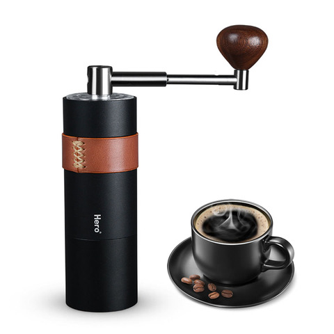 High Quality Hand Coffee Grinder Stainless Steel Conical Burr Home Office Outdoor Espresso Drip Coffee Manual Coffee Bean Mill ► Photo 1/6