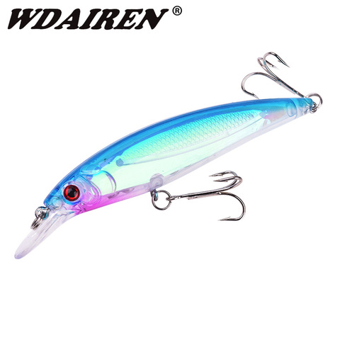 1Pcs Floating Minnow Plastic Fishing Lures 11cm 13.5g Wobbler Swimbaits Crank Artificial Bait With Treble Hook Bass Pesca Tackle ► Photo 1/6