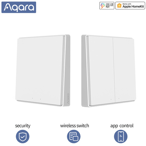 Aqara D1 Wireless Switch Wall Light Multifunction Switch Zigbee WIFI Control Wireless doorbell Smart home for mihome app ► Photo 1/5