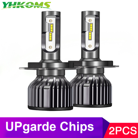 YHKOMS H4 H7 LED Car Headlight H1 H8 H9 H11 9006 9006 9012 LED Auto Headlamp Fog Light 6500K 4300K 8000K 25000K Car Lights 12V ► Photo 1/6