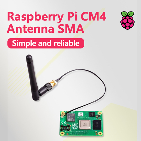 Raspberry Pi Compute Module 4 Antenna Kit, Certified for Use with CM4 ► Photo 1/6
