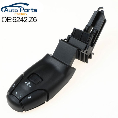 6242.Z6 New Radio CD Audio Remote Control Stalk Switch With Bluetooth For Peugoet 206 307 407 607 807 Citoen C5 C8 94362257XT ► Photo 1/6