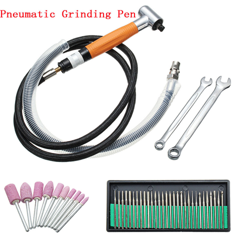 1Set Angle Air Die Grinder Pneumatic Micro Grinder Grinding Polisher Tool Set Cutting Abrasive Pneumatic Tools 3mm 90 Degree ► Photo 1/1