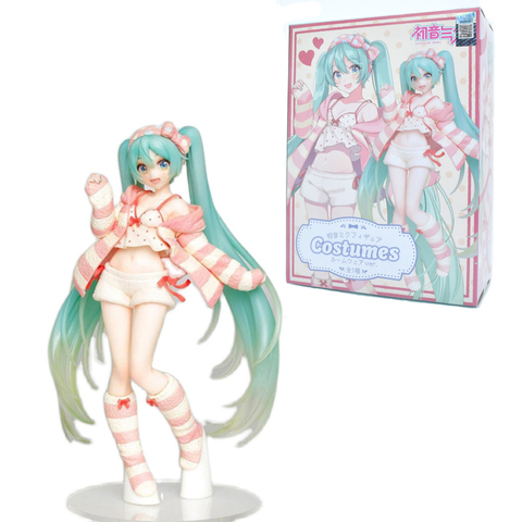 Anime Model Hatsune Miku Room Wear Action Figure PVC Doll Toy Decoration Gift Exquisite Boxed ► Photo 1/6