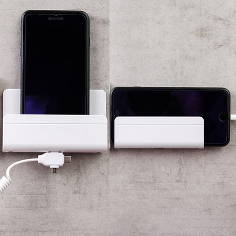 Practical Wall Shelf Paste Style Mobile Phone Charging Holder Bracket ► Photo 1/6