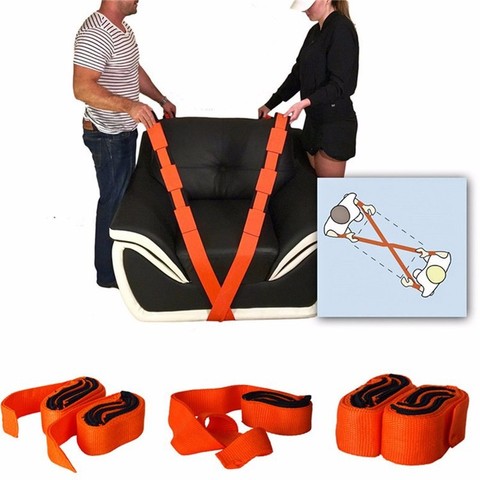 2Pcs Labor-saving furniture carrier Lifter transport belt Appliances Mover nylon Carry Rope Easier Conveying Storage Aid Strap ► Photo 1/6