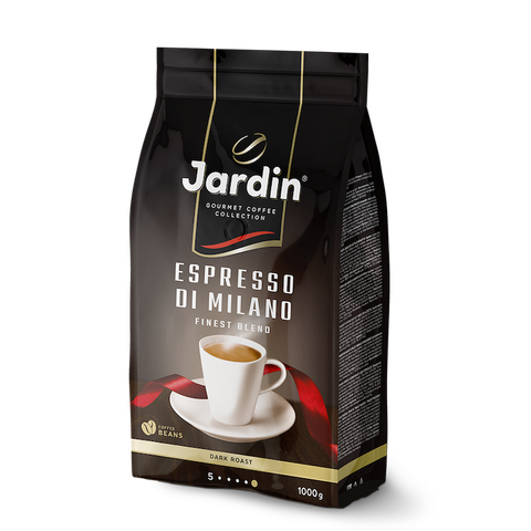 Coffee beans roasted espresso di Milano 1 kg Jardin Coffee beans coffee natural жардин ► Photo 1/2