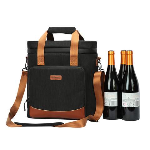 Thicken Collision Avoidance Wine Cooler Bag Portable Waterproof Keep Cold Handbags Outdoor Camping Picnic Supplies Accessories ► Photo 1/6