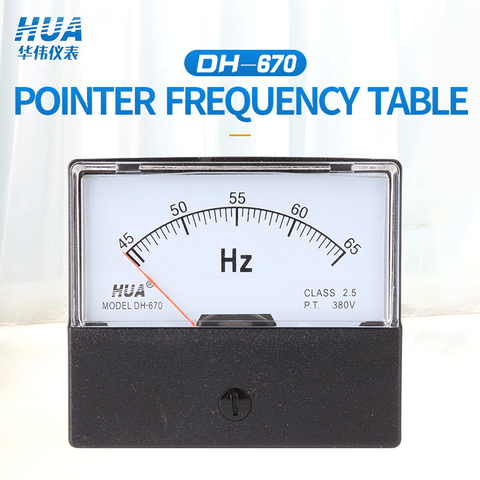 DH-670 AC Frequency table / Hz meter /Herzt meter 45-55Hz 45-65Hz 55-65Hz ► Photo 1/6