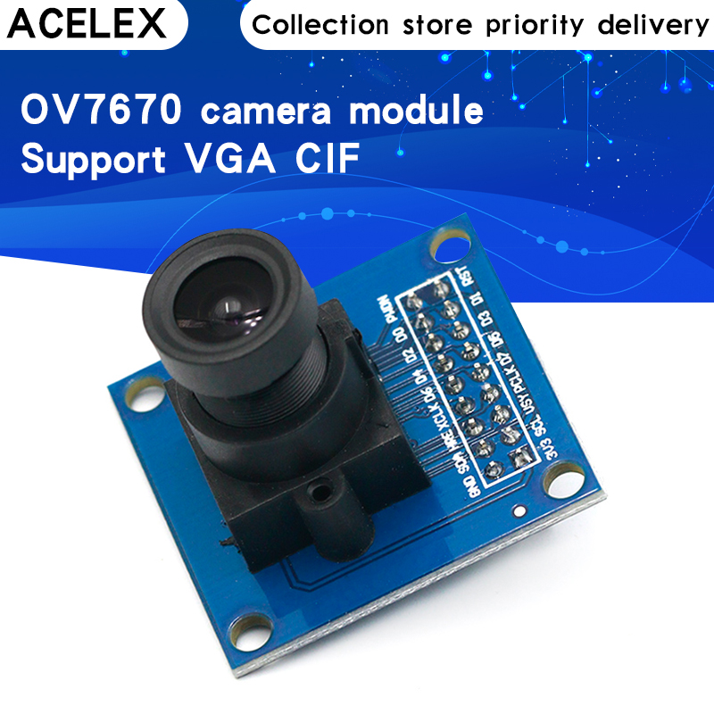 OV7670 Camera Module Supports VGA CIF Auto Exposure Control Display 640X480 