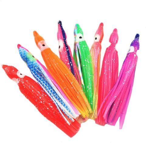 10pcs 6cm PVC Luminous Squid Soft Bait Octopus Squid Bodies Luminous Lures Glow in Dark ► Photo 1/5