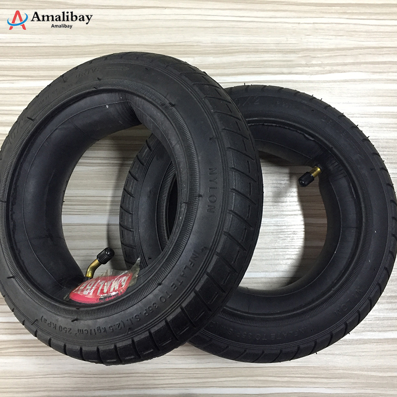 2Pcs 10 Inch Tyre Wheel Tubes Outer Tires for Xiao-mi M365 Electric Scooter 