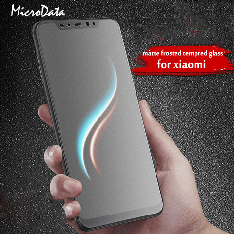 Matte Frosted Tempered Glass for Xiaomi Mi 6 8 Pro A1 A3 Lite 6X 5X A2 Note 3 8 SE for Xiaomi Mi Pocophone F1 Screen Protector ► Photo 1/6