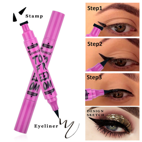 1pcs black Eyeliner Pen Pearl Eye Shadow Pen Waterproof and Sweat Is Not Blooming Make Up Comestics Long-lasting Eye Pencil ► Photo 1/6