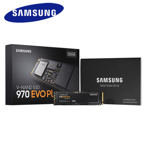 Samsung M.2 SSD 970 EVO Plus Internal Solid State Drive 250G NVMe M.2 2280 SSD 500GB TLC SSD PCIe 3.0 x4, NVMe 1.3 laptop ► Photo 1/5