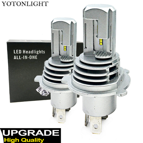 YOTONLIGHT Mini H4 Led Hi/Lo H7 H11 H1 Led Headlight Bulb Car 9005 hb3 9006 hb4 H8 H9 Lamp Upgrade 55w 12000lm Fog Light 6500K ► Photo 1/6