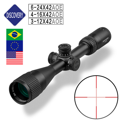 Illuminated Cheap Field Discovery Scopes VT-R 3-12X42 AOE 4-16 6-24 Object Focus Super Thin-wall Effect Large Field of View ► Photo 1/6