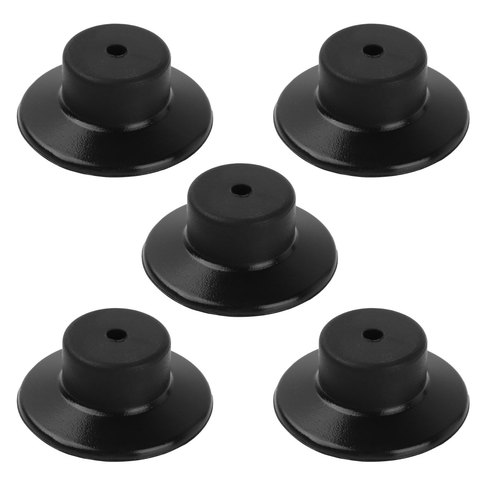 5Pcs Black Rubber Pad Replacement Foot Pads Vibration Isolator for Air Compressors Rubber Pad Tool Parts ► Photo 1/6