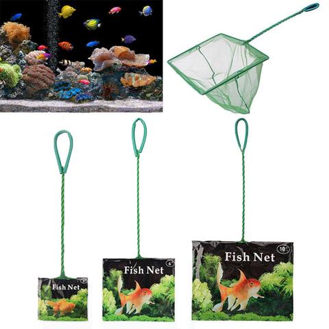 Portable Aquarium Fish Shrimp Quick Catch Net Mesh Fishnet Long Handle Tool Aquarium Fish Tank Fishing Net Landing Fish Tank Net ► Photo 1/6