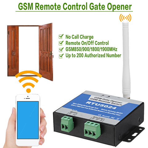 RTU5024 GSM Gate Opener Relay Switch Remote Control Door Access Wireless Door Opener By Free Call 850/900/1800/1900MHz ► Photo 1/6