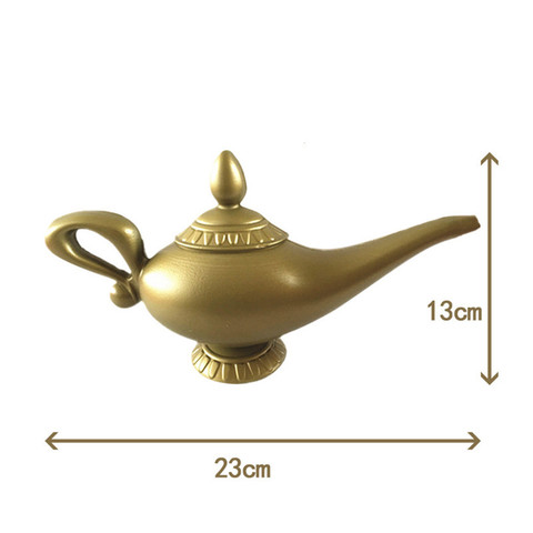 Plastic Cosplay Magic Halloween Christmas Panto Arabian Lamp Tea Pot Cartoon Genie Lamp Movie Decorations Home Party Ornaments ► Photo 1/5