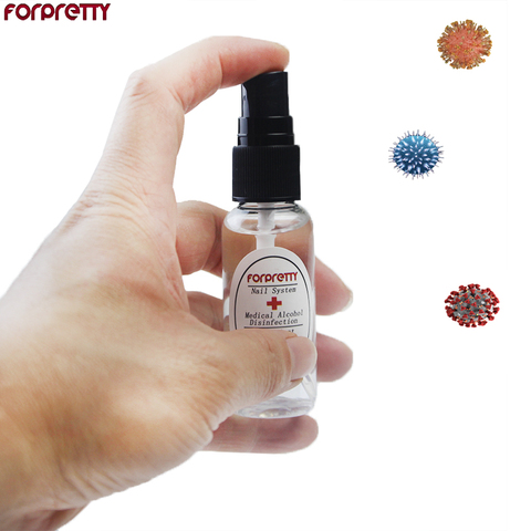 Ethyl Alcohol 75% Desinfektionsmittel Nails Art Tool Hand Desinfection Skin Care Defender Fungus Gratis Para O Brasil ► Photo 1/6