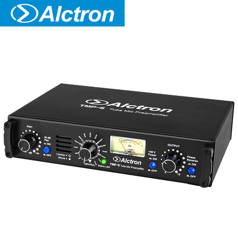 Alctron TMP-6 vacuum tube mic amp, 16 different tone effect, guitar, vocal, piano etc, used in studio recording, monitor ► Photo 1/5