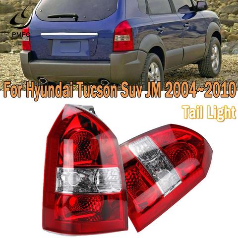 PMFC Car Tail Light Rear Lamp shade Reverse Brake Shell Replacement Taillights For Hyundai Tucson Suv JM 2004 2005 2006-2010 ► Photo 1/6