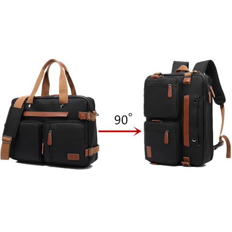 New Backpack 17.3Inch Hand Laptop Backpack Fashion Outdoor Travel Business Backpack Backpack Nylon Diagonal Waterproof Backpack ► Photo 1/6