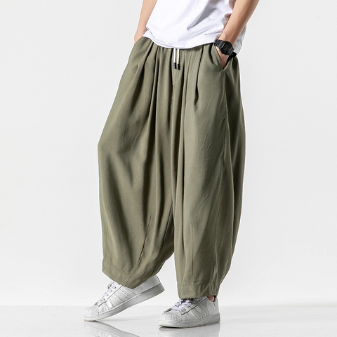 New Mens Harem Pants Harajuku Style Casual Man Trousers Kpop Cotton Jogging Pants Woman Sweatpants Streetwear Solid Color 5XL ► Photo 1/6