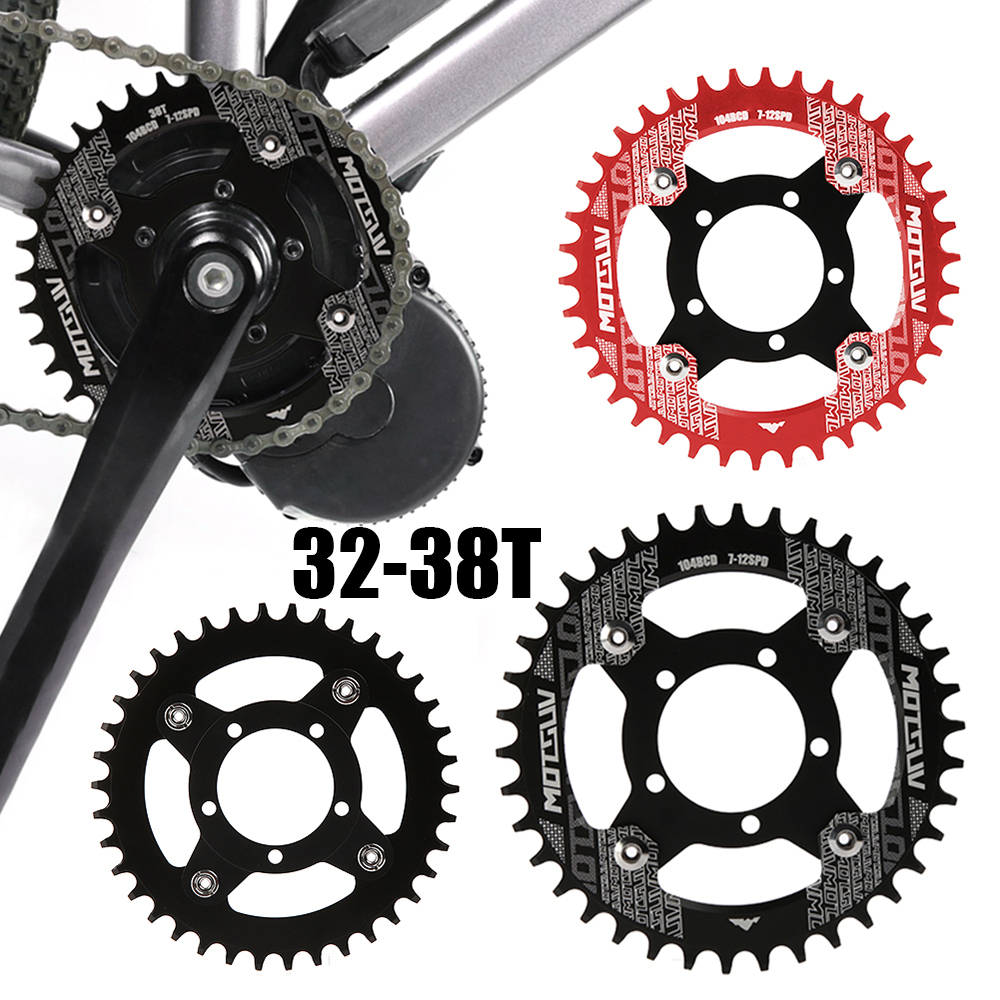 1pc 104BCD Chainring Sprocket Wheel Parts Supply Stainless Steel 32T/34T/36T/38T for Bafang Mid Drive Motor ► Photo 1/6
