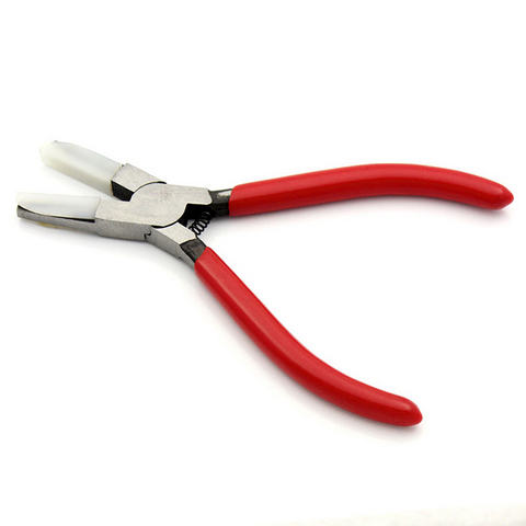 Flat Nose Pliers Nylon Jaws 5-3/4 Wire Working Jewelry Pliers