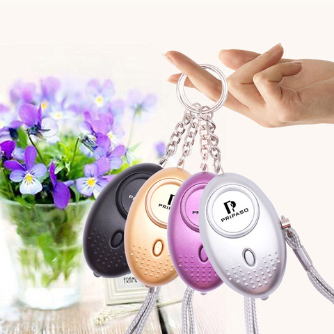 Pripaso Self Defense Alarm 130Db Security Protect Alert Personal Safety Scream Loud Keychain Emergency Alarm For Women Kids Girl ► Photo 1/6