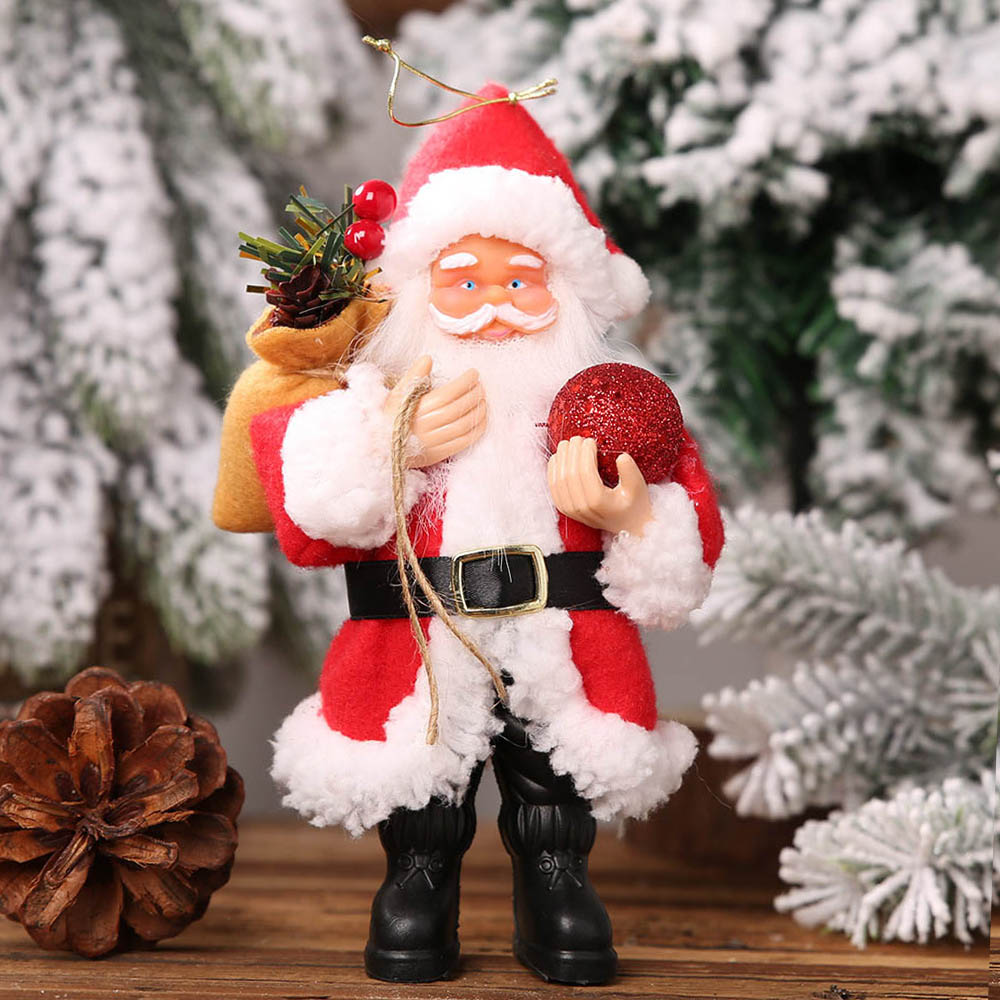 Xmas Santa Claus Doll Toy Christmas Table Ornaments Home Desk Decoration Fashion 